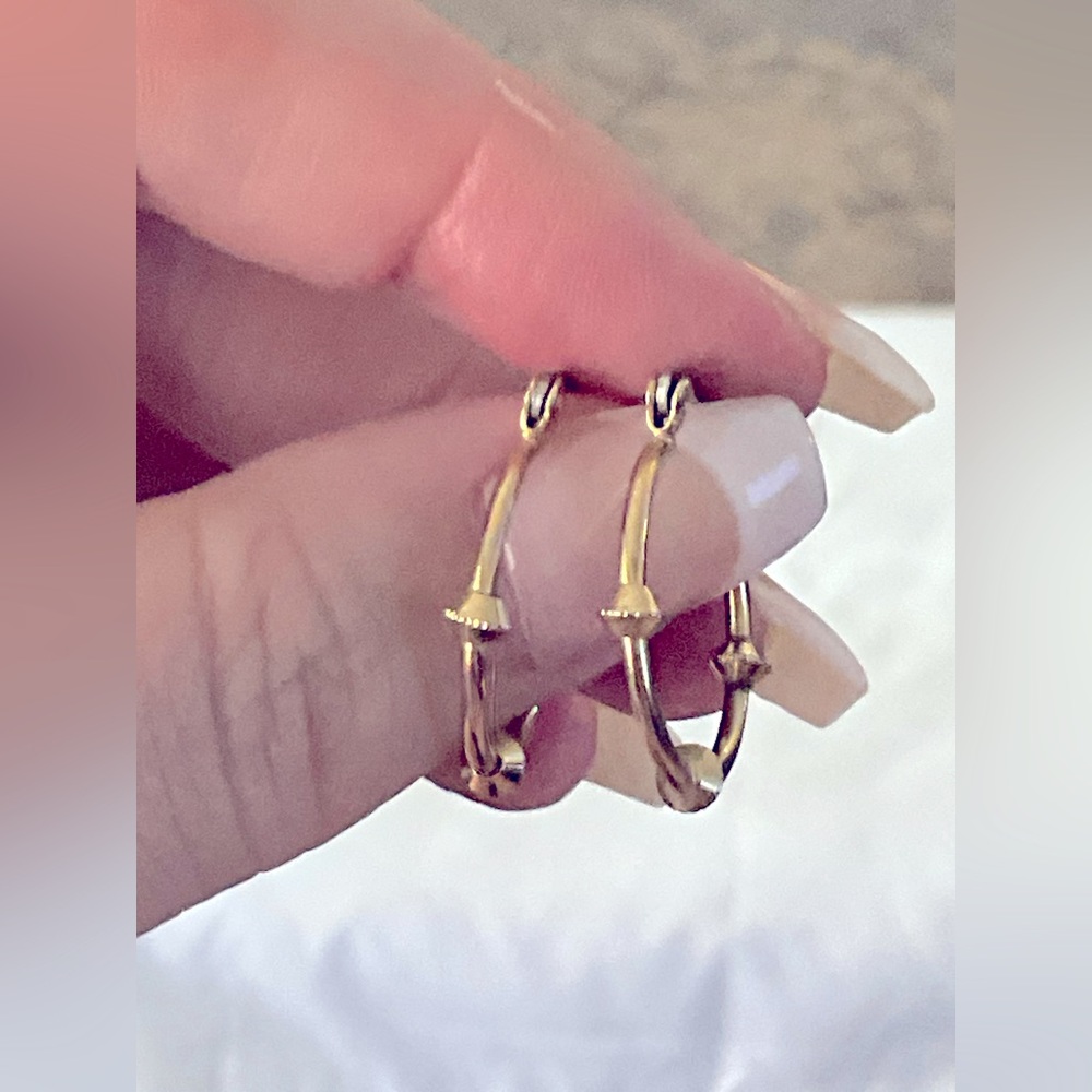 Gold Hoop Earrings